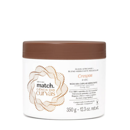 Match Ciência das Curvas 4ABC Hydrating Hair Mask 350g