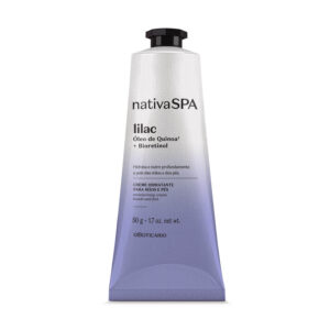 Crema hidratante para manos y pies Nativa Spa color lila, 50 g