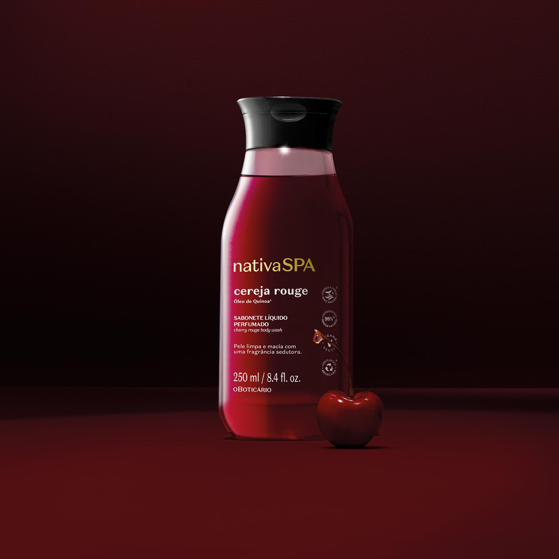 Nativa Spa Cereja Rouge Moisturizing Liquid Body Soap 200ml