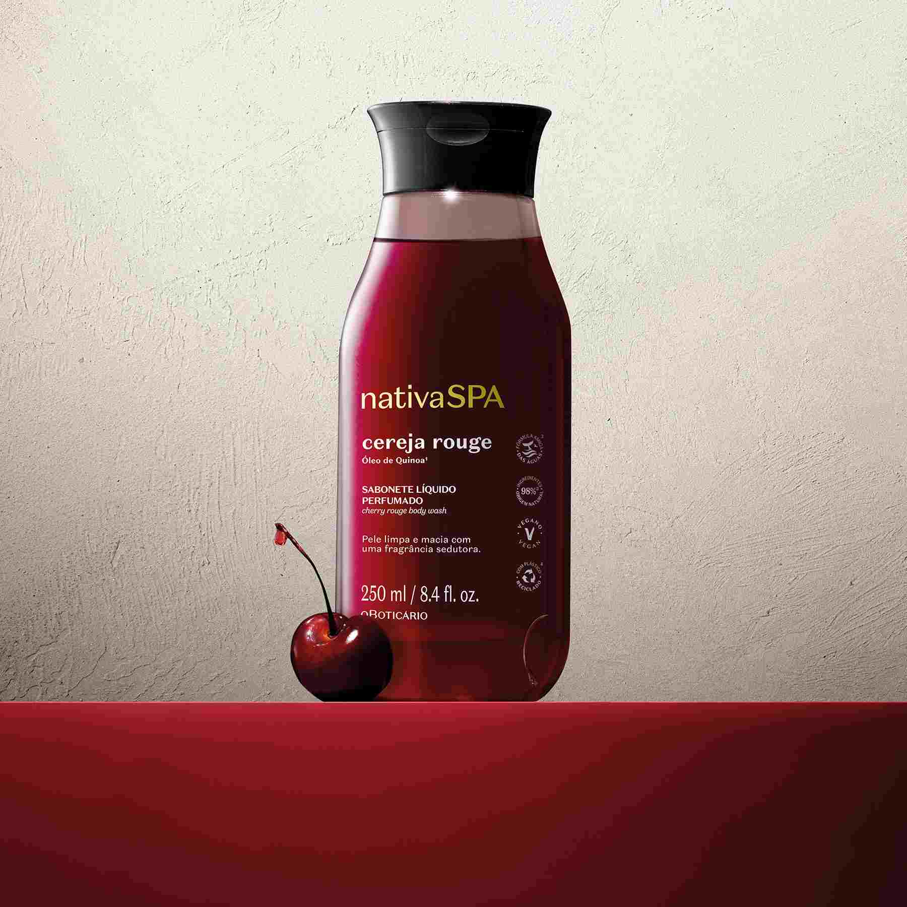Nativa Spa Cereja Rouge Moisturizing Liquid Body Soap 200ml