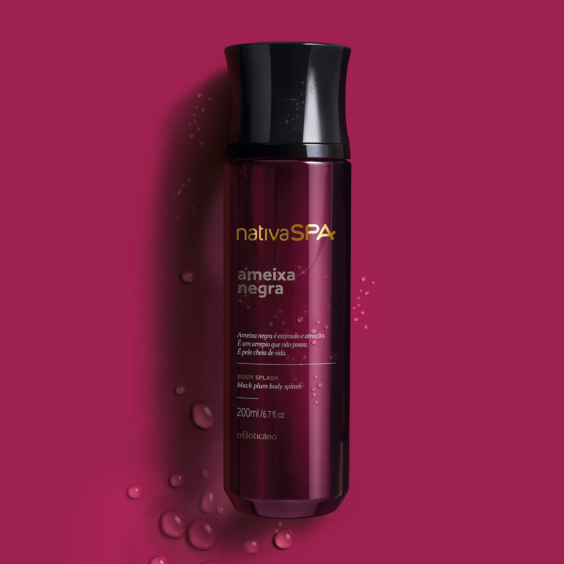 Nativa SPA Black Plum Body Splash 200ml