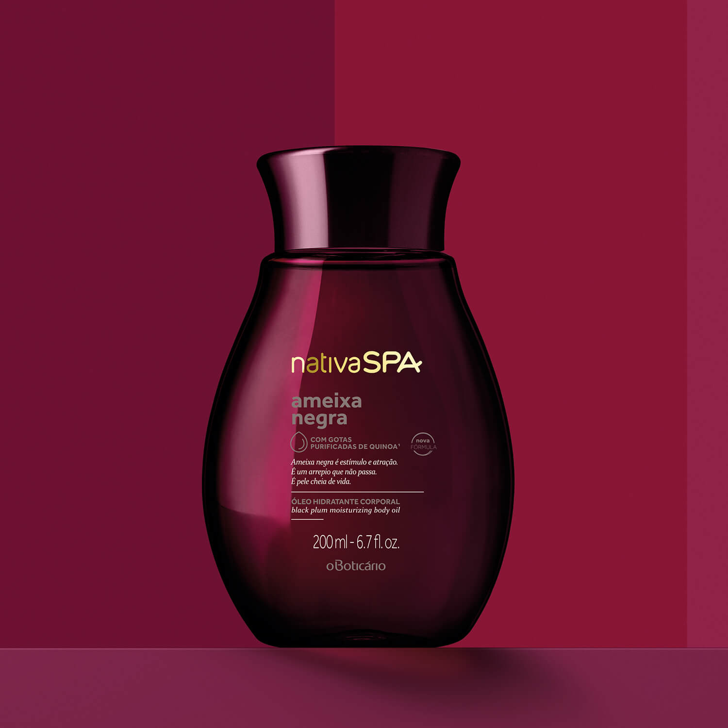 Nativa SPA Black Plum Moisturizing Body Oil 200ml