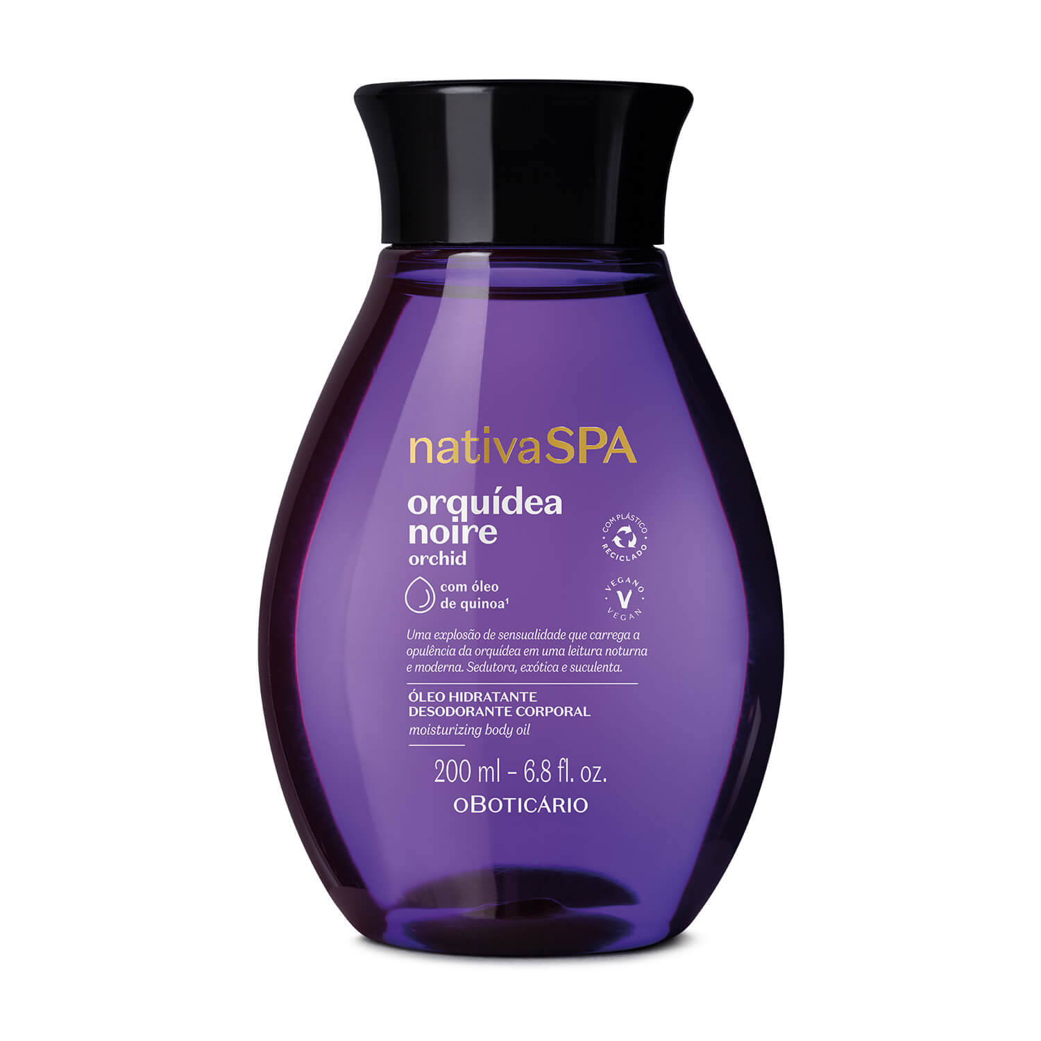 Nativa Spa Orquídea Noire Hydrating Body Oil 200ml