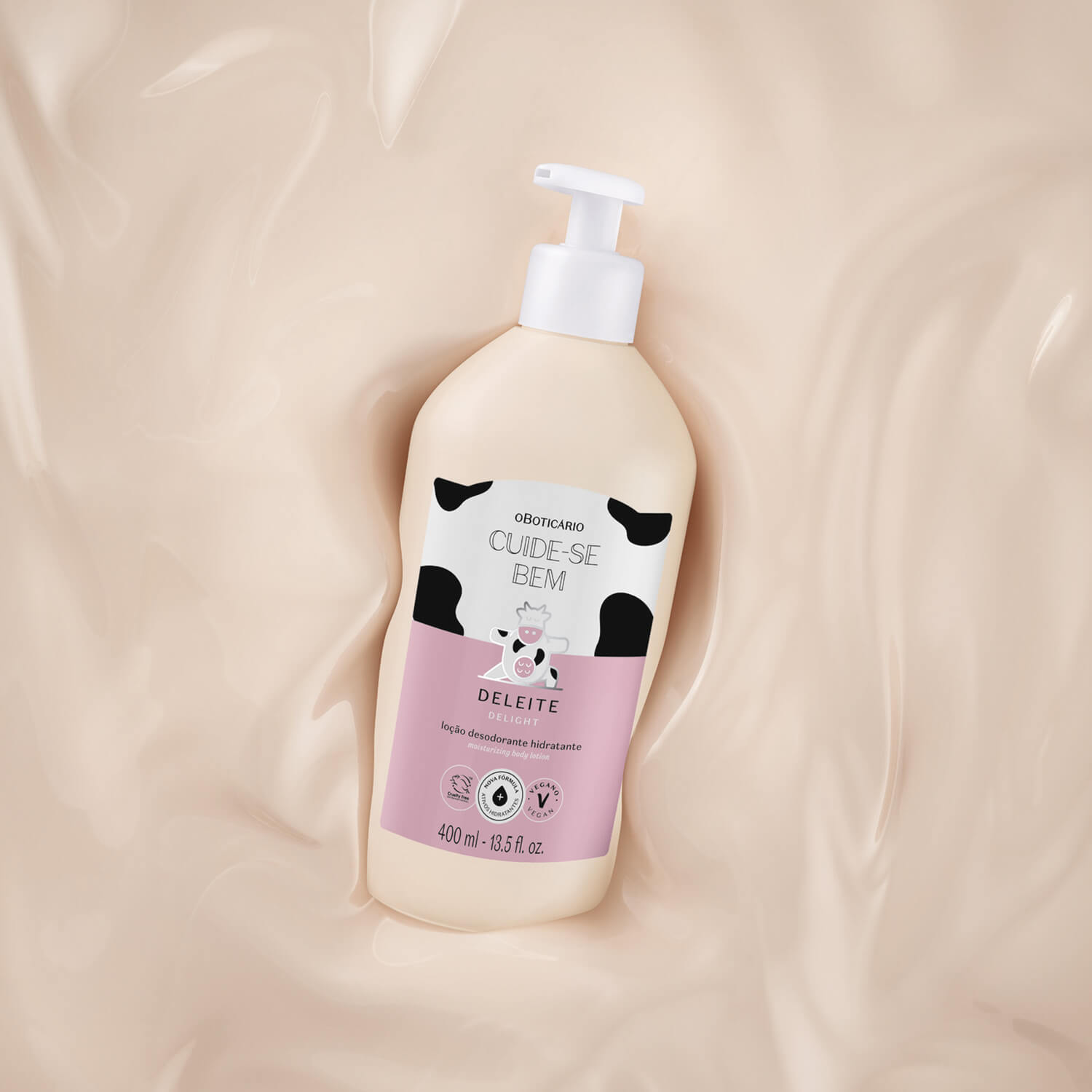 Cuide-se Bem Deleite Moisturizing Body Lotion 400ml