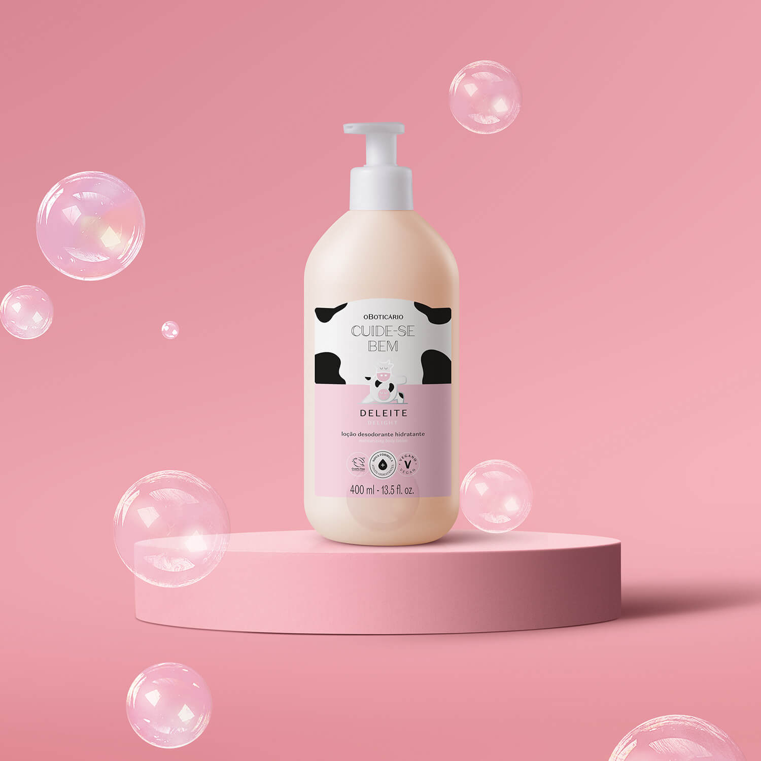 Cuide-se Bem Deleite Moisturizing Body Lotion 400ml