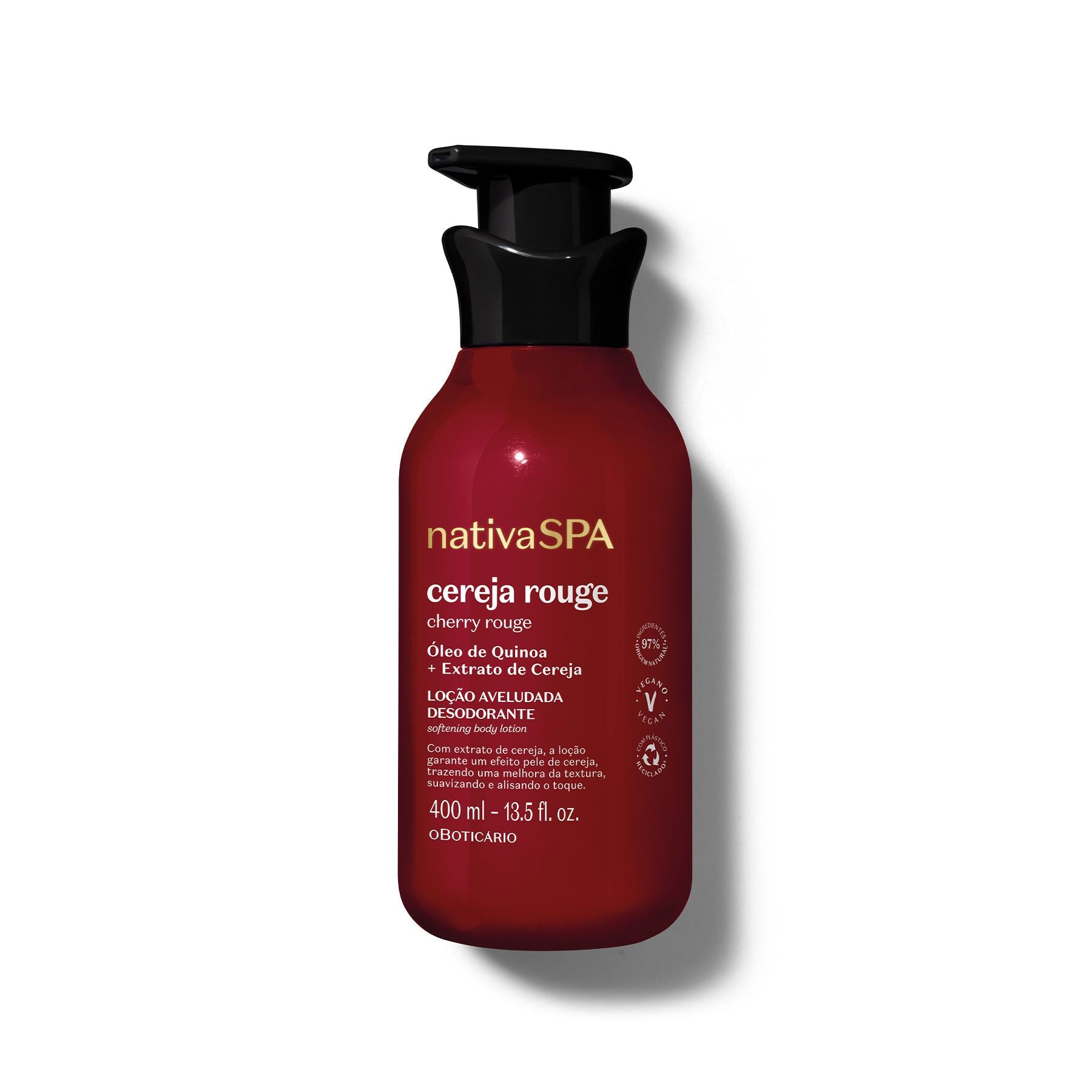 Nativa Spa Cereja Rouge Moisturizing Body Lotion 400ml
