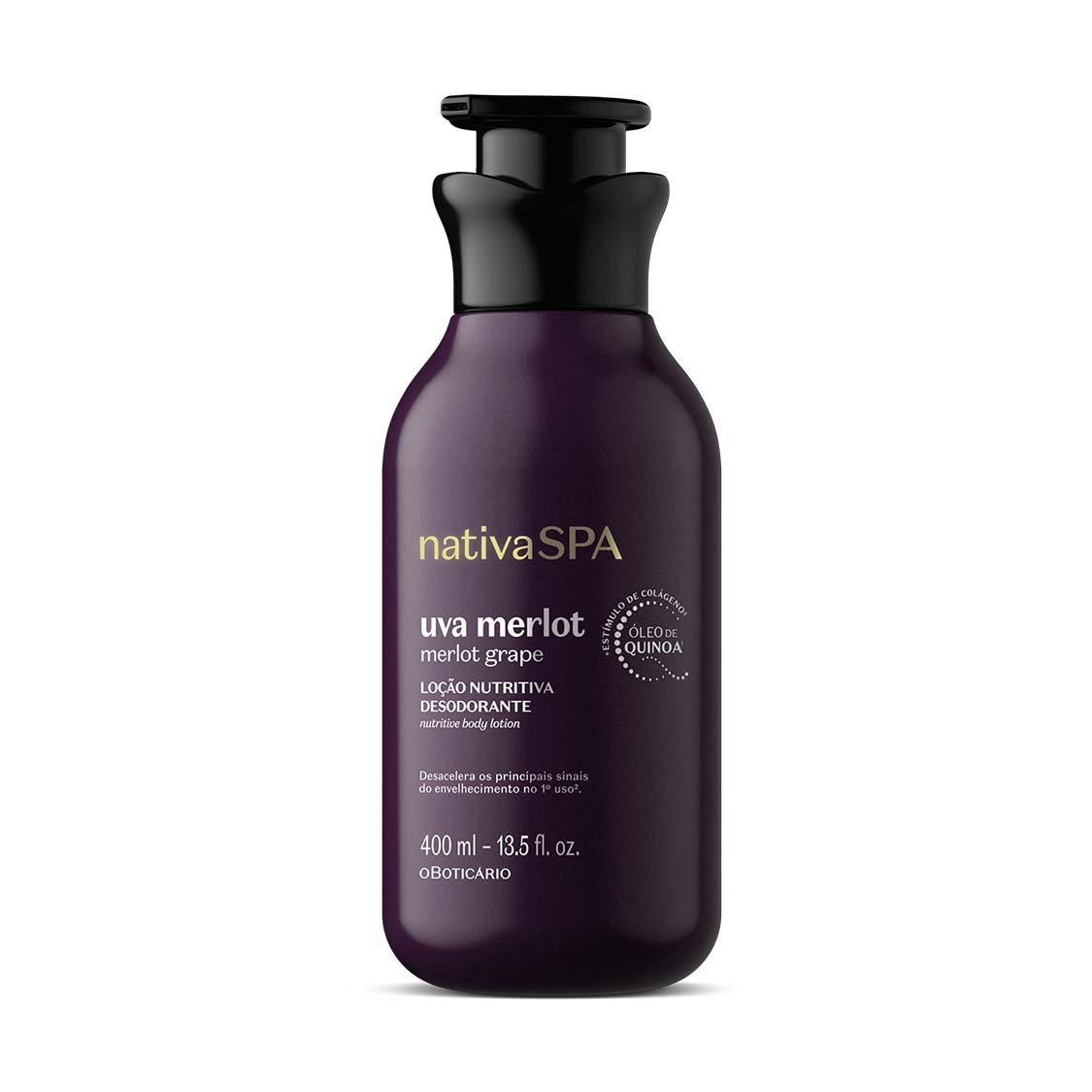 Loción Hidratante Corporal Uva Merlot 400ml Nativa Spa