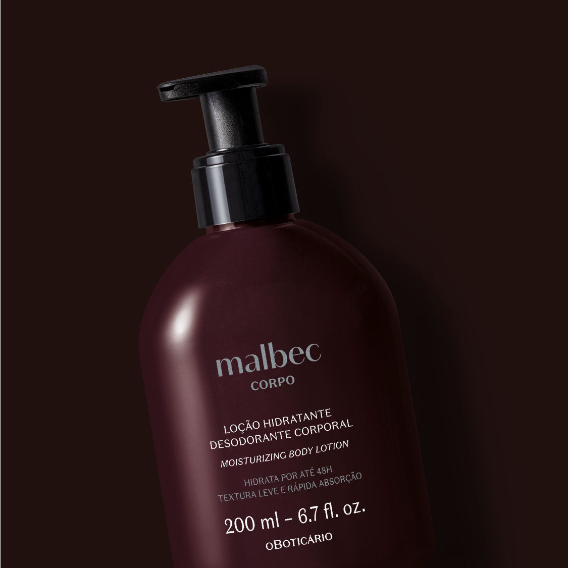 Malbec Club Men's Body Moisturizing Lotion 200ml