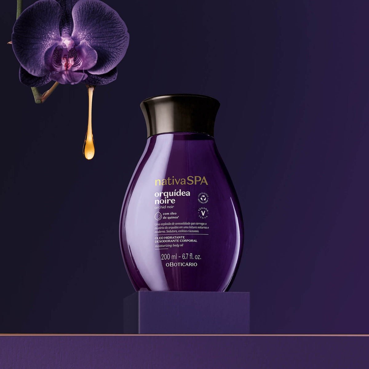 Nativa Spa Orquídea Noire Hydrating Body Oil 200ml