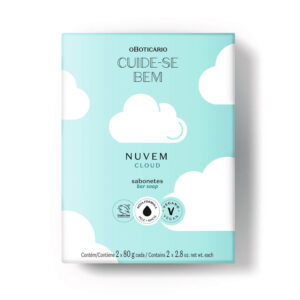 Cuide-se Bem Nube Jabón en Barra 2x80g Limpieza Suave