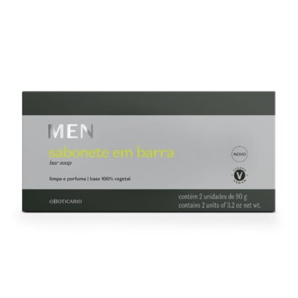 Boticario Men Jabón en Barra Hidratante Aromática Fougère 2x90g