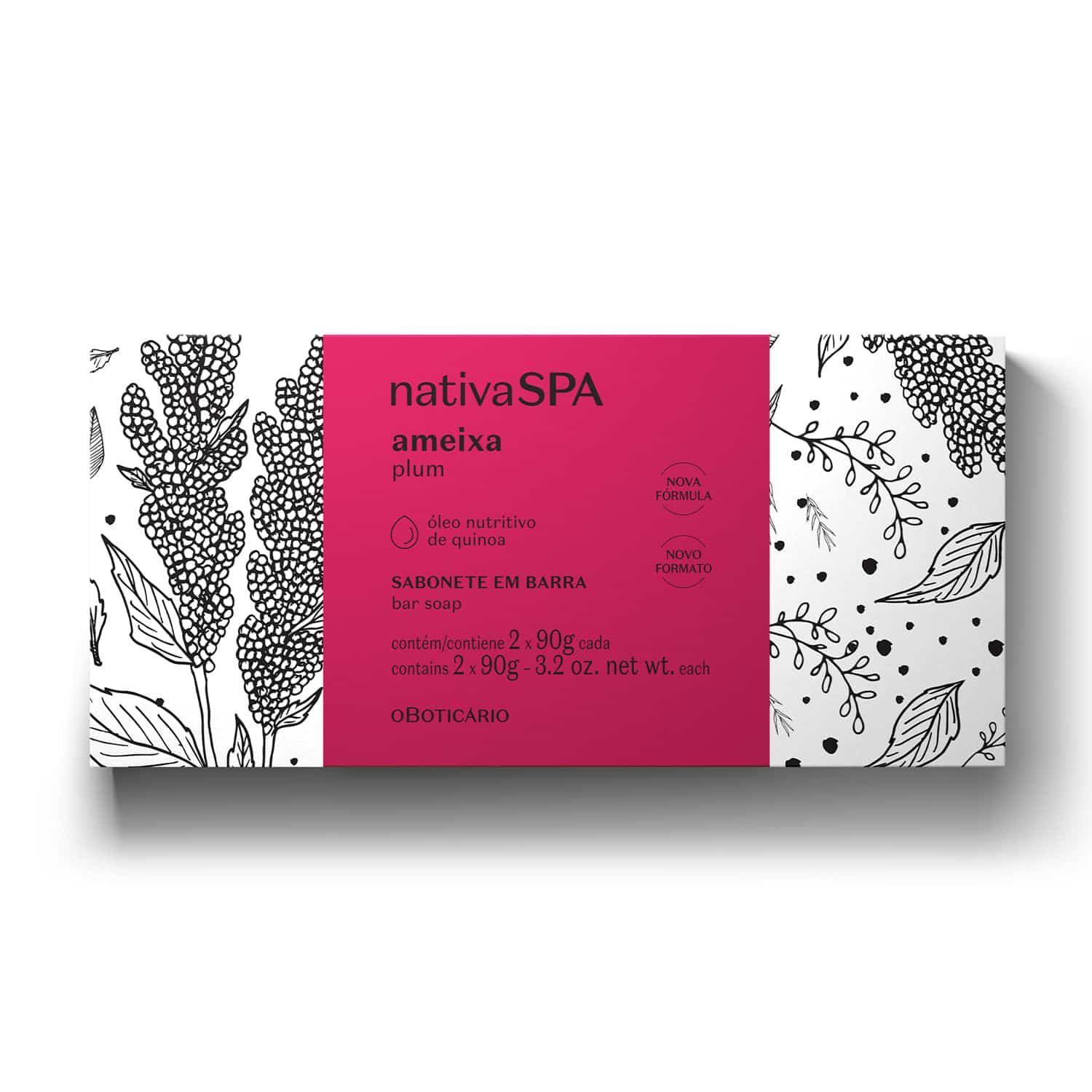 Nativa SPA Jabón en Barra Ciruela 2x90g