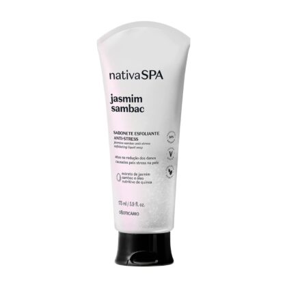 Nativa SPA Jabón Líquido Corporal Exfoliante Antiestrés Jasmín Sambac 175ml