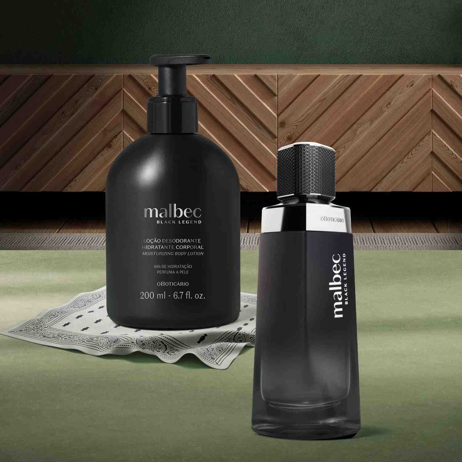 Malbec Black Legend Kit de Regalo Perfume 100ml y Loción 200ml