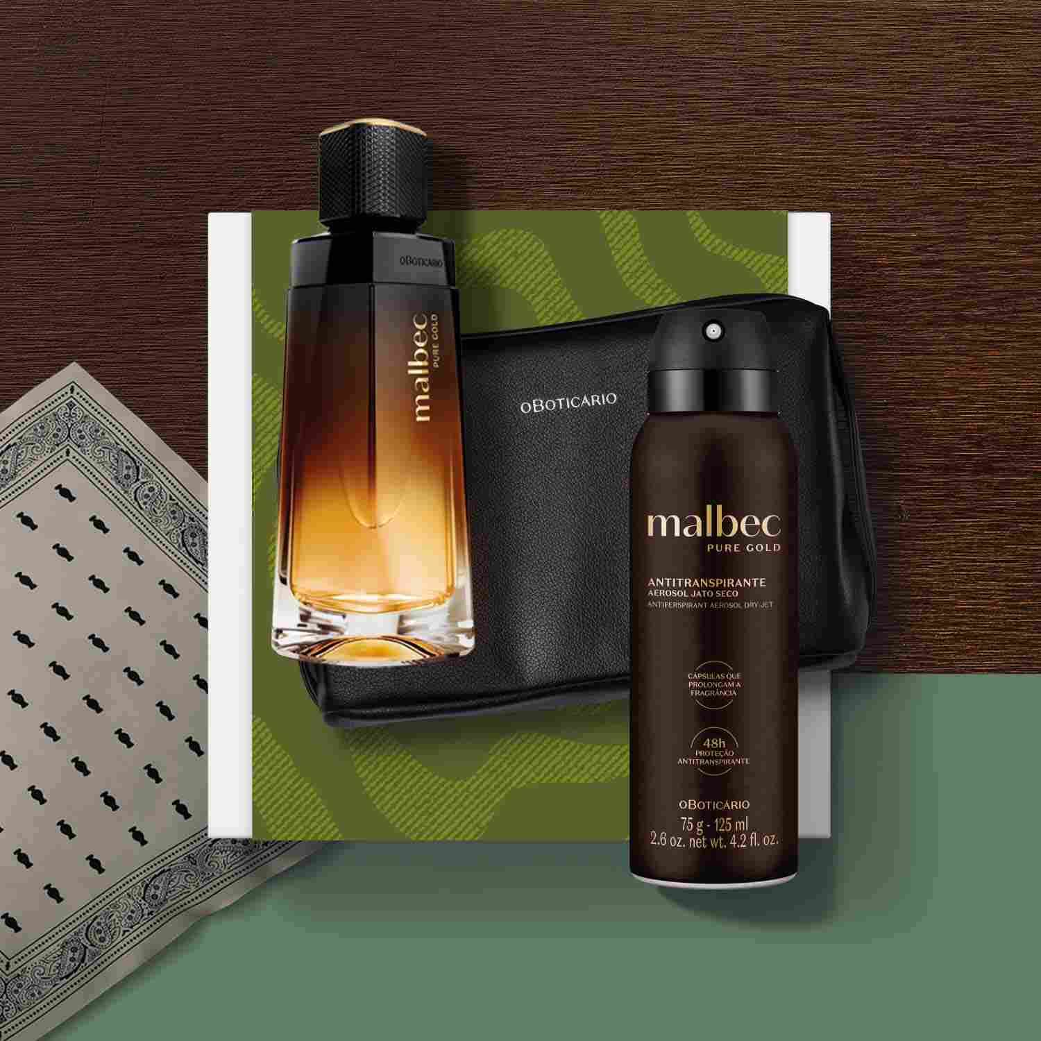 Malbec Pure Gold Kit de Regalo para Padres 100ml