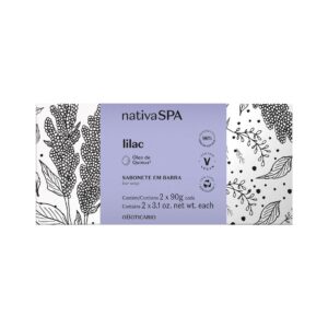 Nativa SPA Jabón en Barra Corporal Lilac Hidratante 2x90g