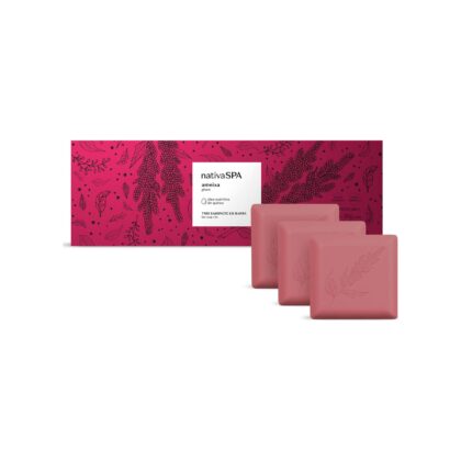 Nativa Spa Jabón Corporal en Barra de Ciruela 3x90g