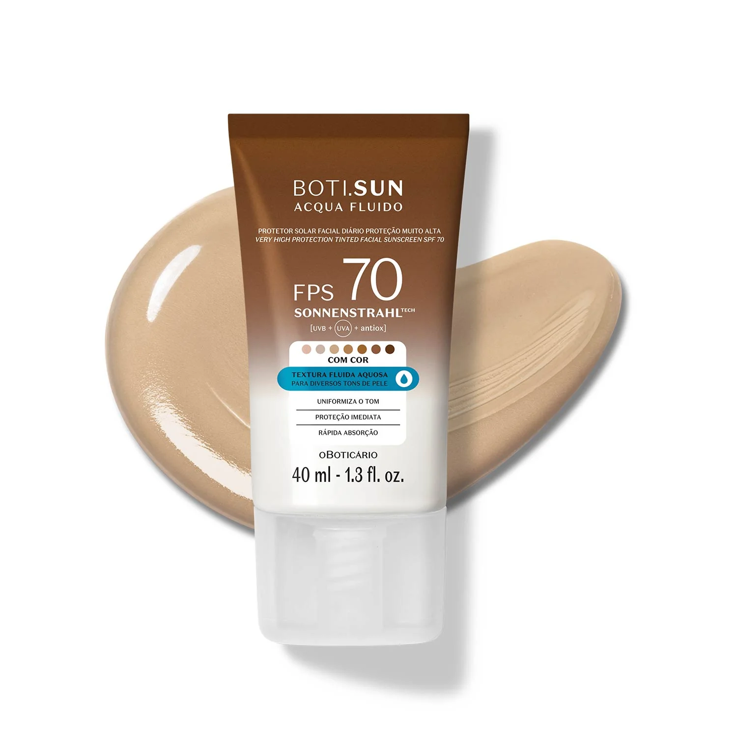 PROTECTOR SOLAR FACIAL CON COLOR FPS70 BOTI SUN - Image 3
