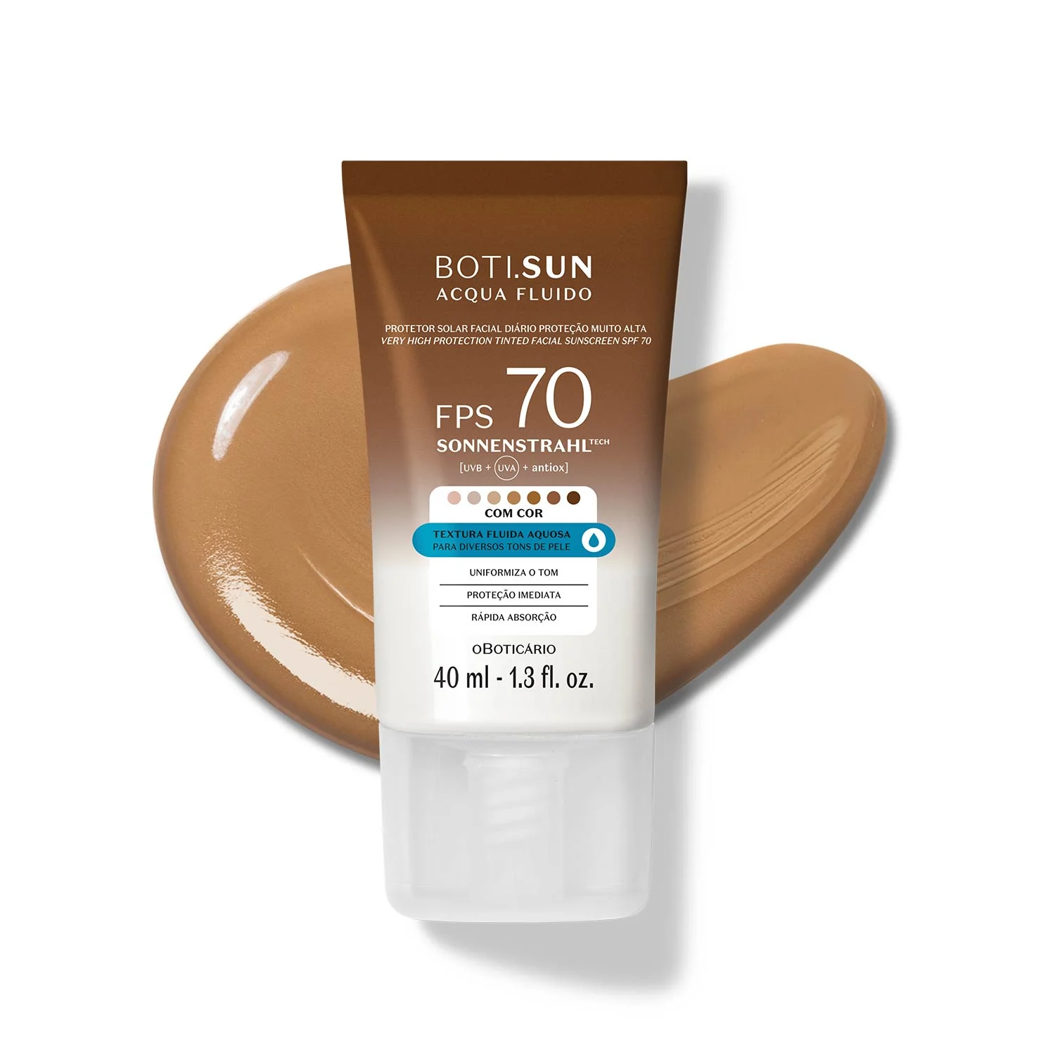 PROTECTOR SOLAR FACIAL CON COLOR FPS70 BOTI SUN - Image 2