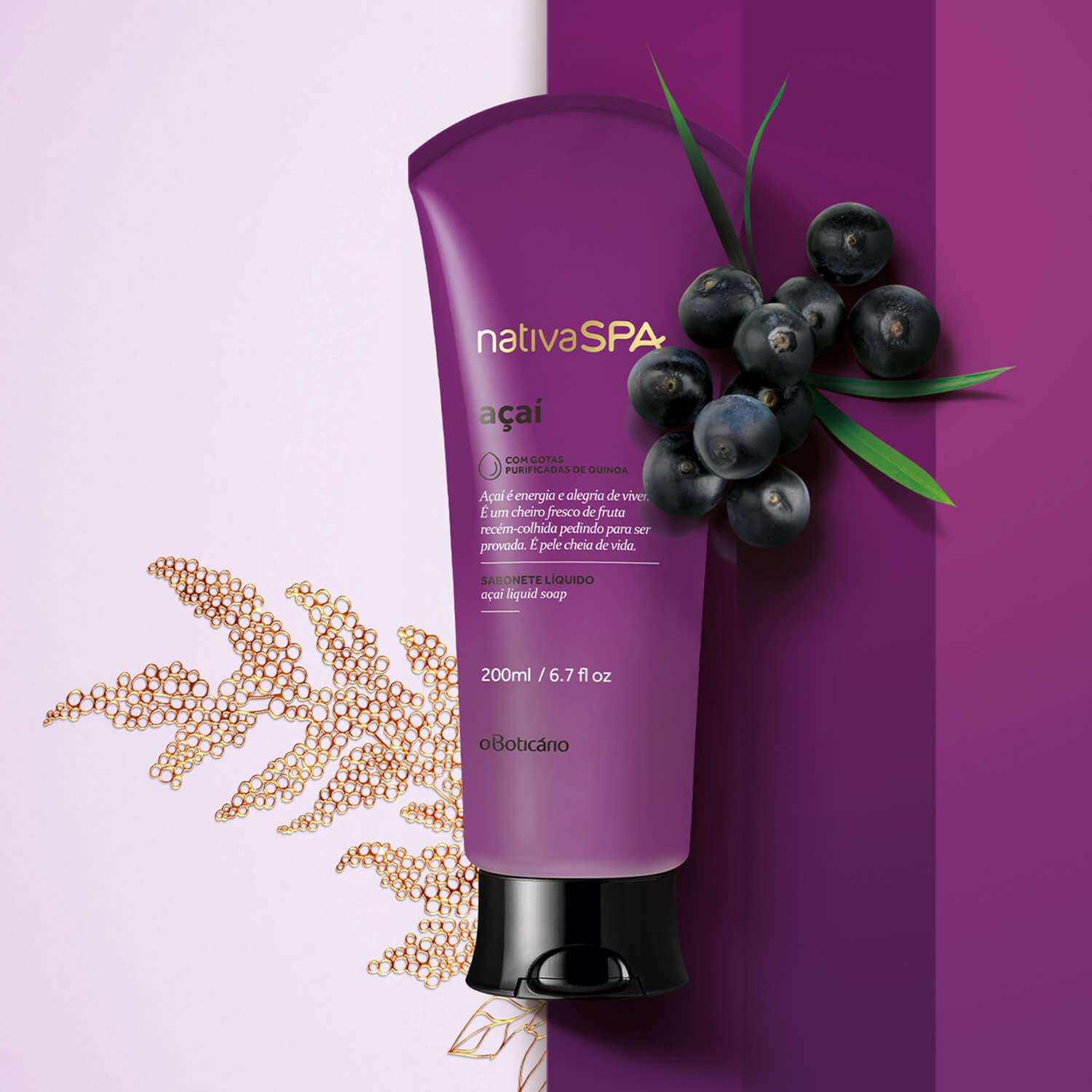 Nativa Spa Jabón Líquido Corporal Açaí 200ml