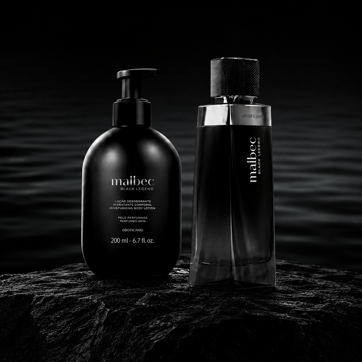 Kit Malbec Black Legend Día del Padre | Perfume + Loción Corporal | Edición Especial - Image 2